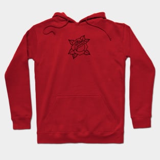 HomeSchoolTattoo Rose design Hoodie